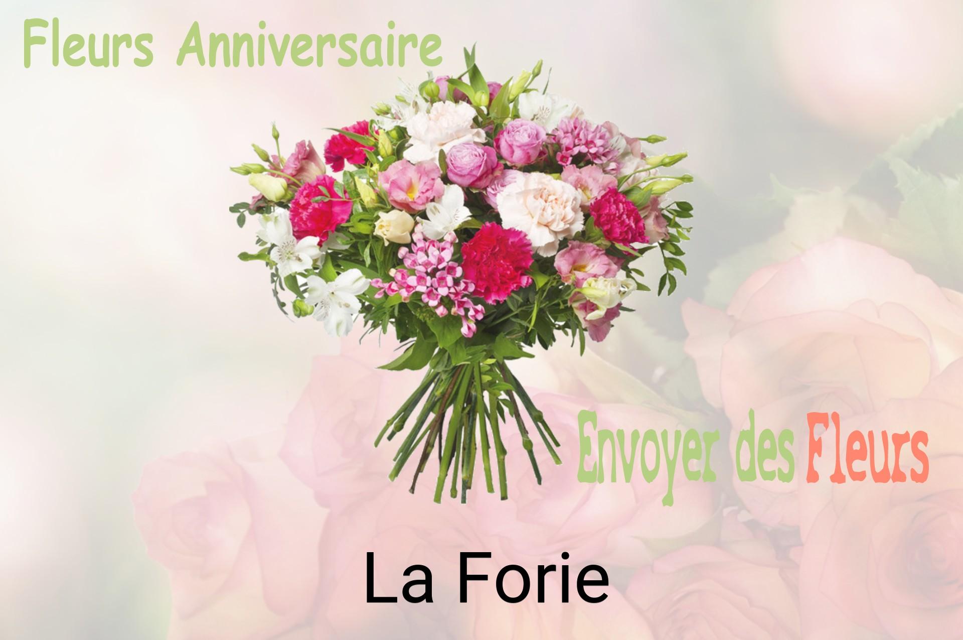 Bouquet de fleurs d’anniversaire livré à La Forie